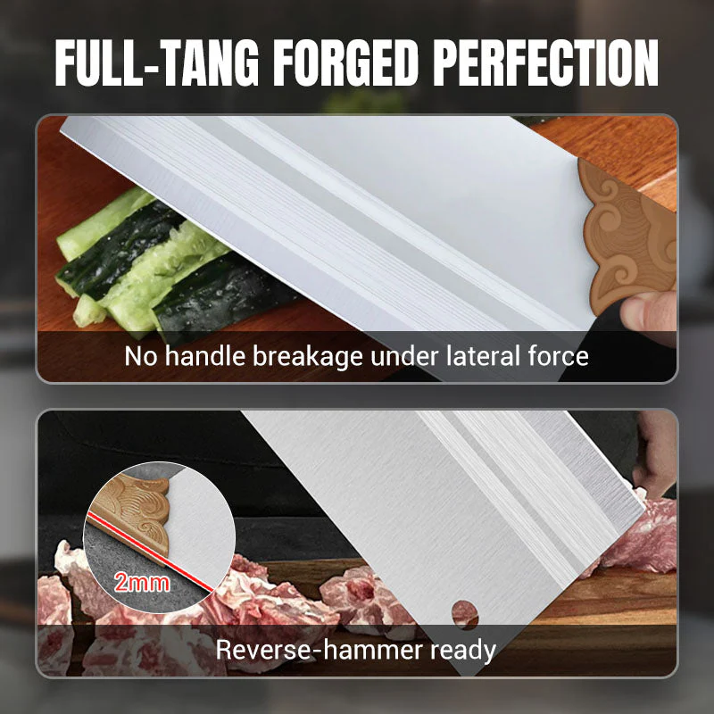 🔥SOLDES EXCEPTIONNELS : 50 % DE RÉDUCTION ! 🔪🌟🍳Couteau de cuisine forgé, tranchant et résistant✂️🥩