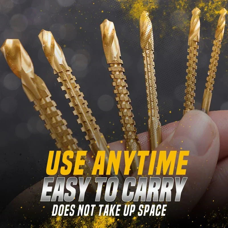 ⚙️ ACHETEZ 2, OBTENEZ 1 GRATUIT! 🧰 Jeu de forets hélicoïdaux – Acier rapide, revêtement titane & polyvalent – Idéal pour bois, métal et plastique 🛠️