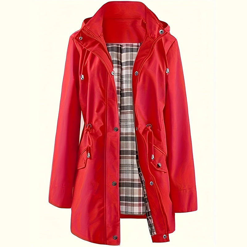 🍂⏳Grande promotion de début d'automne : 50 % de réduction🧥Veste décontractée unie, imperméable et coupe-vent