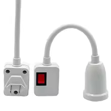 Adaptateur de douille E27 avec interrupteur