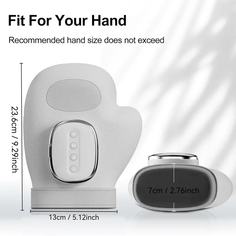 Appareil de massage portable pour les mains avec chaleur et compression