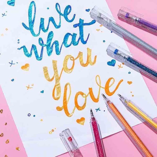 🎨 ✏️ Nouveautés 2026 : 50 % de réduction !! 🎁 Lot de stylos gel pailletés