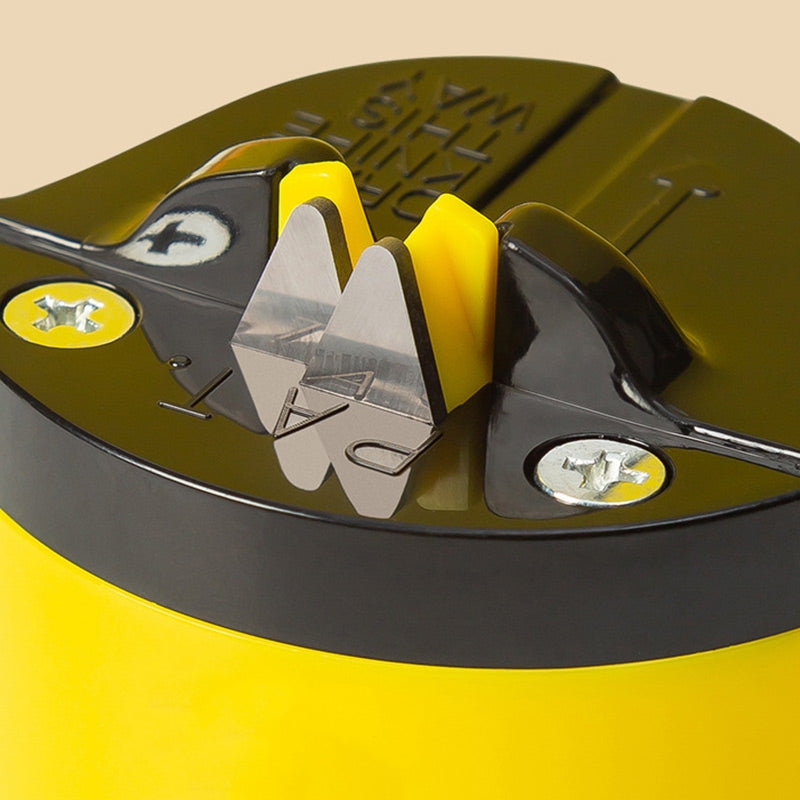 Mini Aiguiseur de Couteaux avec Base à Ventouse