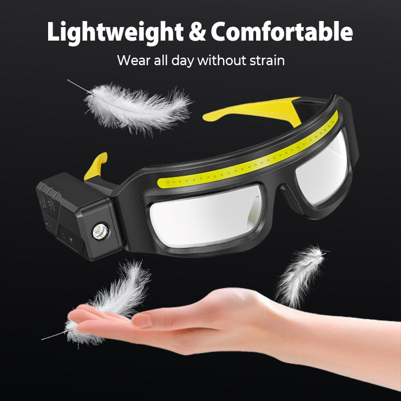 ⏳ Offre limitée : -50 % ⏰ Lunettes avec éclairage LED mains libres