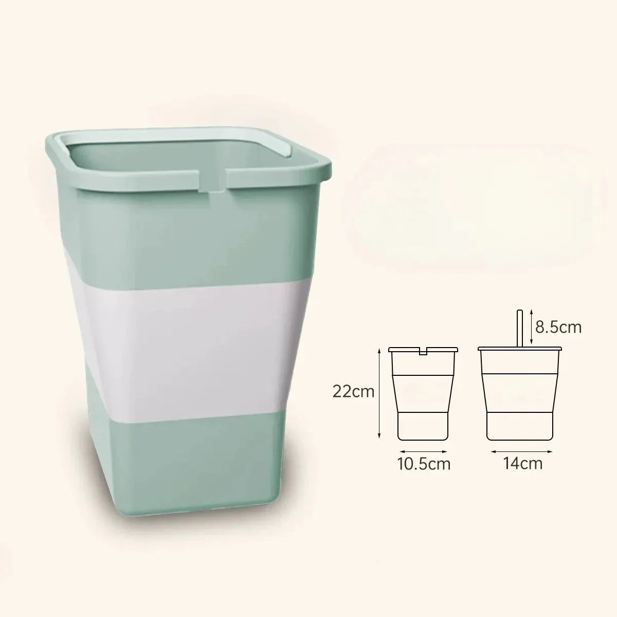 Poubelle portable multifonctionnelle et pliable pour voiture