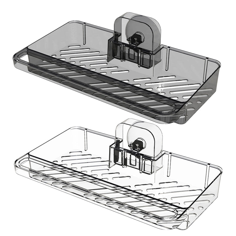 Panier multifonctionnel avec ventouse pour lavabo