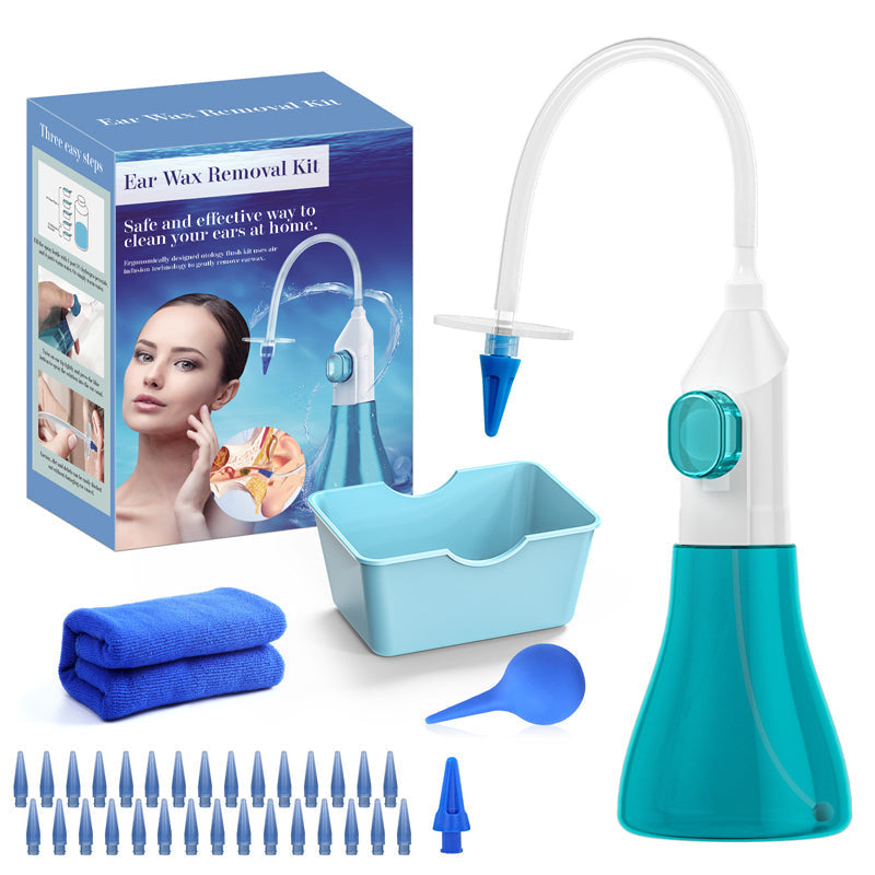 Système manuel d'irrigation auriculaire 1 kit de nettoyage des oreilles