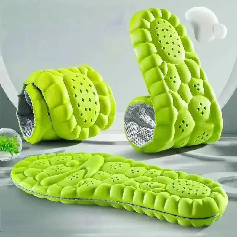 📢📢50 % de réduction !! ⏰Semelles de sport en latex très élastiques Semelles souples Soutien de la voûte plantaire Semelles orthopédiques Respirantes Désodorisantes Absorption des chocs Amortissantes