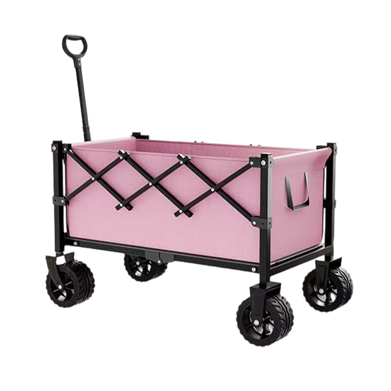 💯🛒 PROMO FLASH 50% ! Chariot Pliable de Transport Extérieur – Cadre Acier, Roues Détachables 360°, Capacité 80kg, 130L, 2 Tailles, Parfait pour Pique-Nique, Plage & Jardinage 🌿