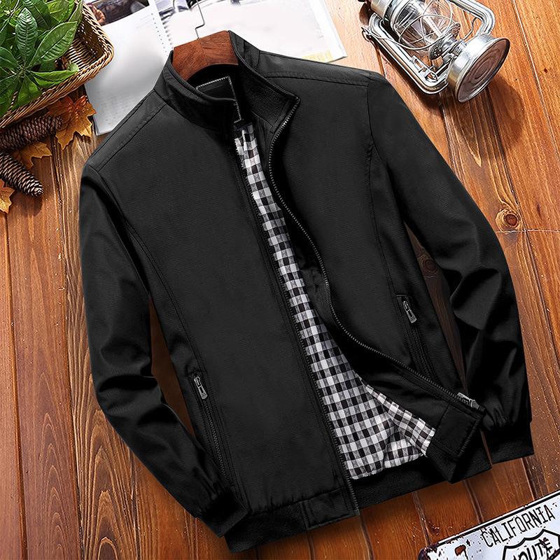 đ50% DE RĂDUCTION ! Veste Homme Ă Col Montant â Doublure Ă Carreaux Chaude & Douillette đ„âïžăOffre LimitĂ©eă