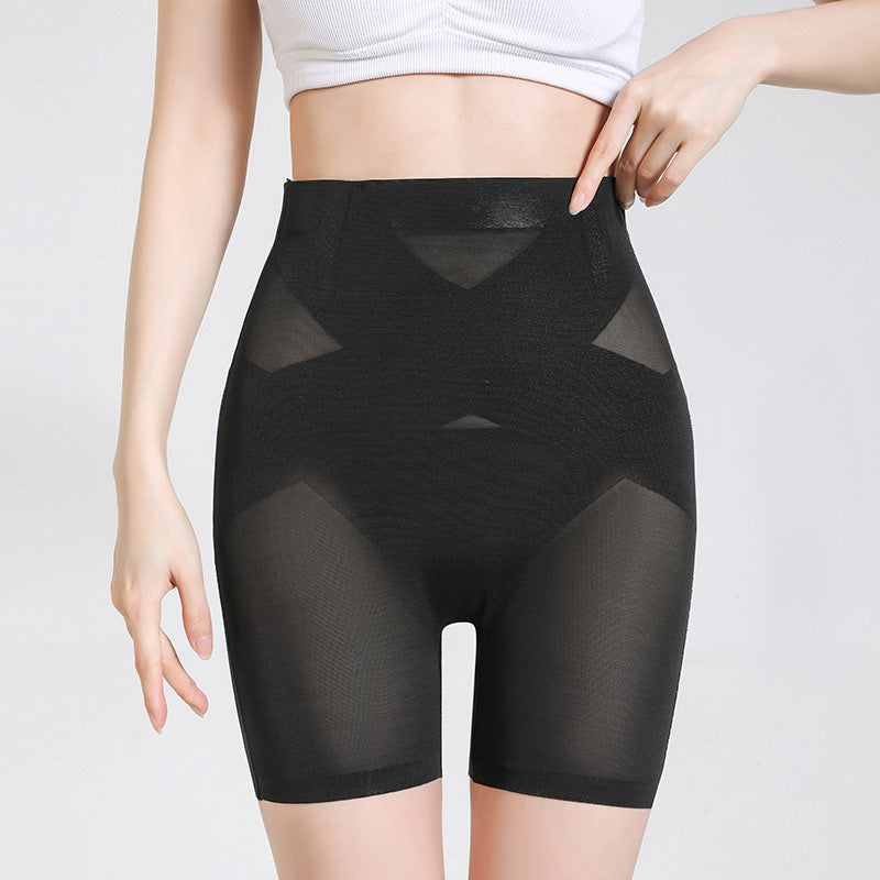 Short Boyshort Gainant Respirant en Maille pour l'Été – Sculptant la Taille