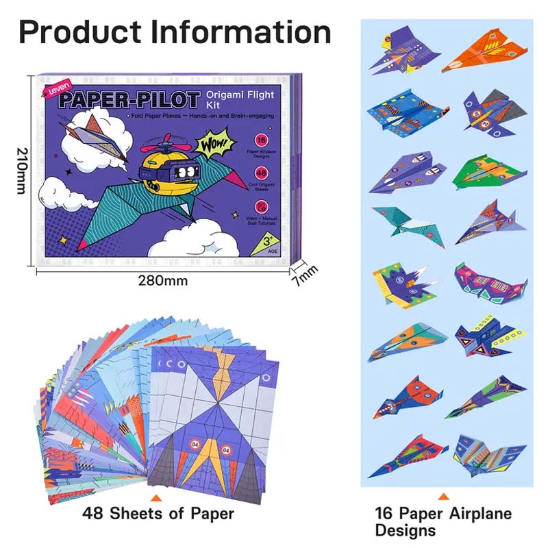 📢📢50 % DE RÉDUCTION !! ⏰Kit d'avions en papier créatifs à faire soi-même pour enfants