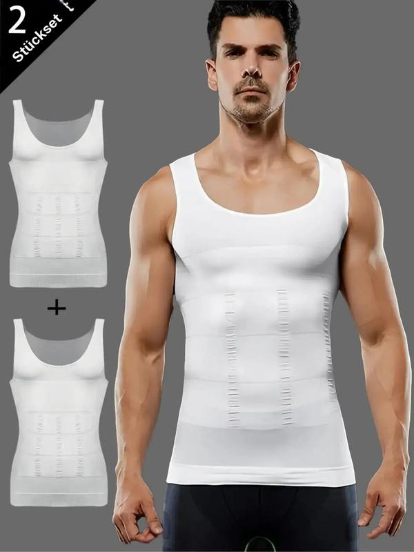 T-shirt de compression pour homme, coupe ajustée, sous-vêtement sculptant