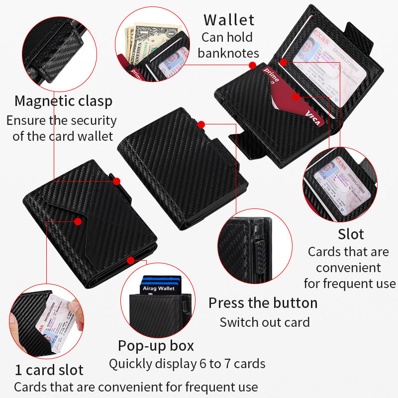 🔥🎁Nouveauté : 50 % de réduction -- Portefeuille fin pour homme avec protection RFID