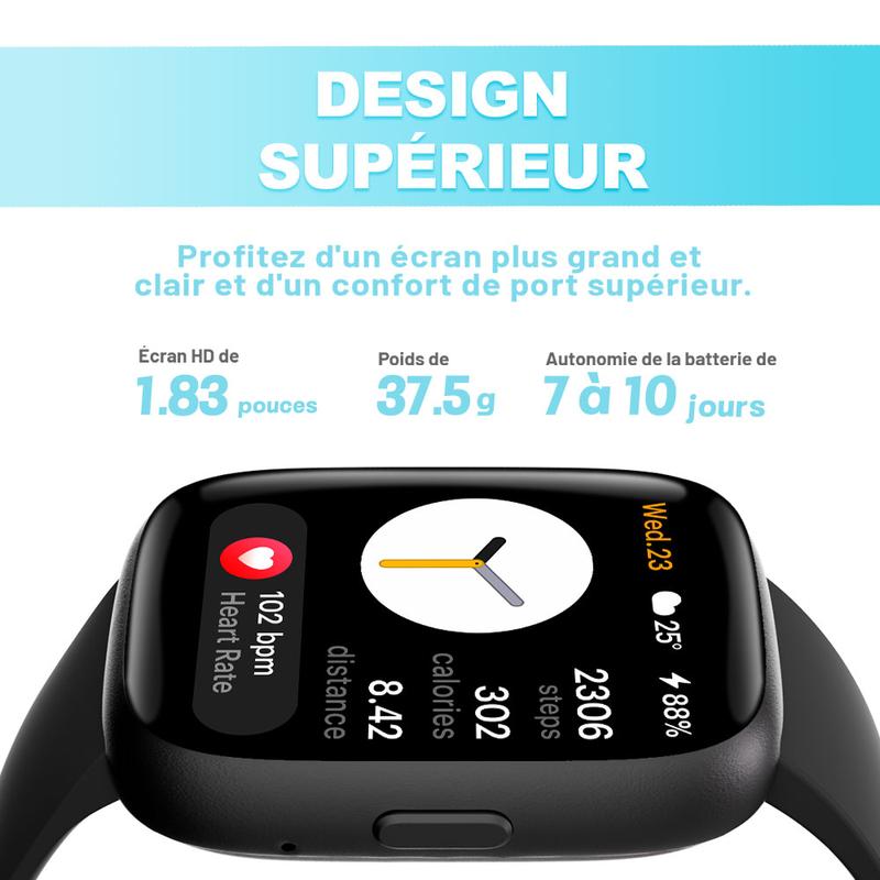 Montre connectée multifonction pour hommes / femmes