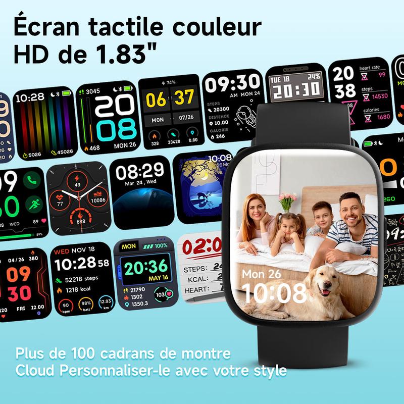 Montre connectée multifonction pour hommes / femmes