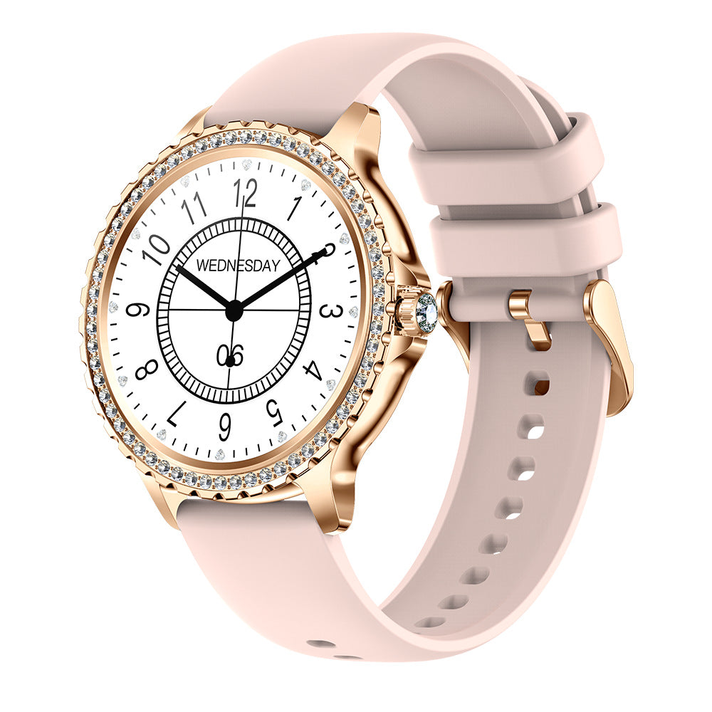 Montre connectée tendance pour femmes, montre numérique à grand écran HD de 1,32 pouces