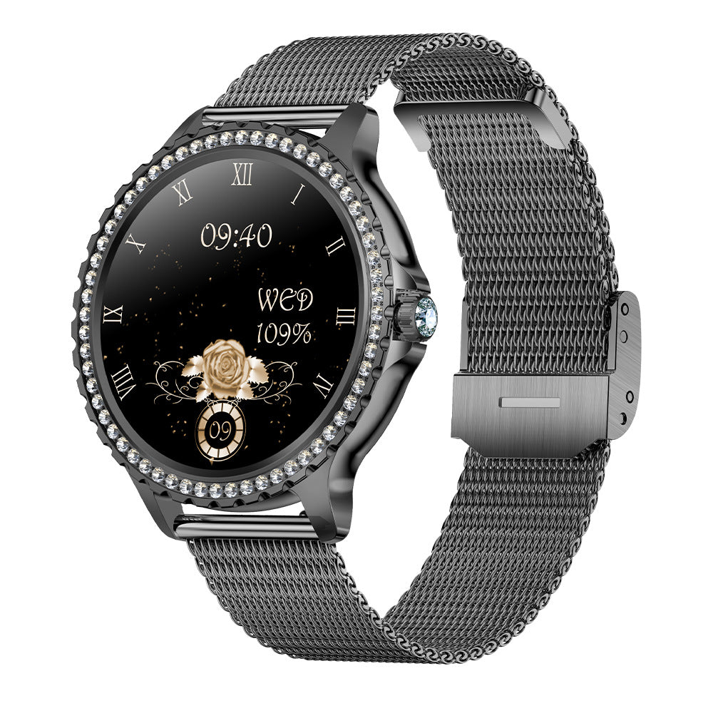 Montre connectée tendance pour femmes, montre numérique à grand écran HD de 1,32 pouces