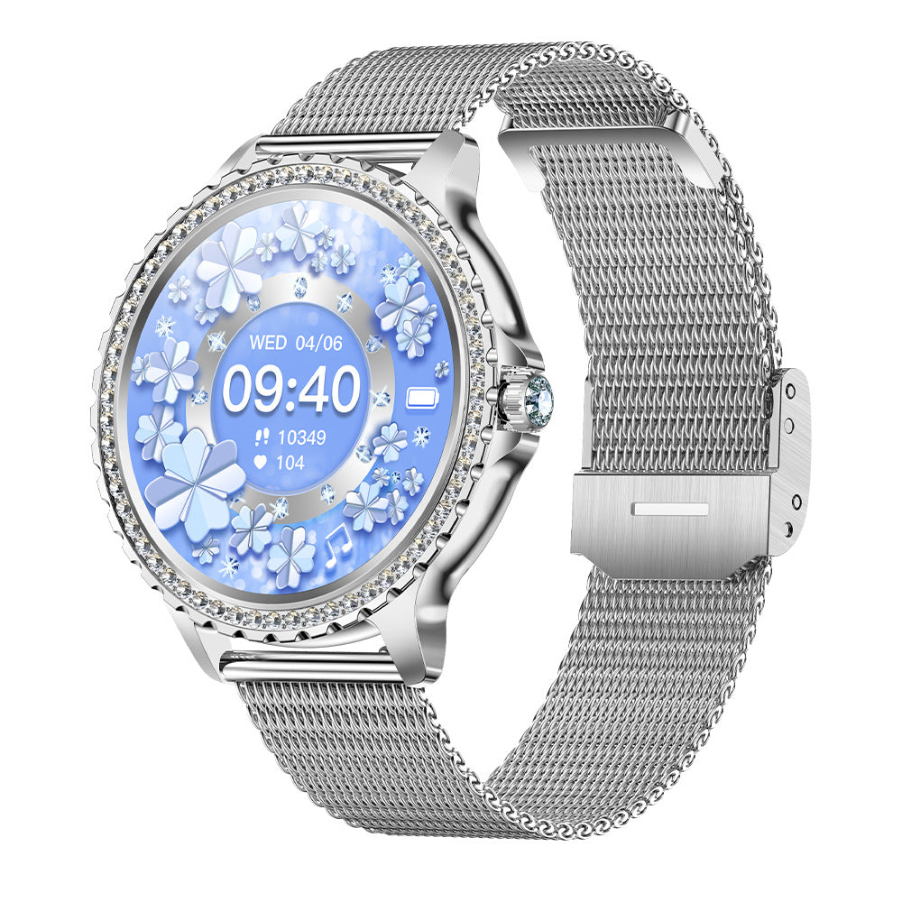 Montre connectée tendance pour femmes, montre numérique à grand écran HD de 1,32 pouces