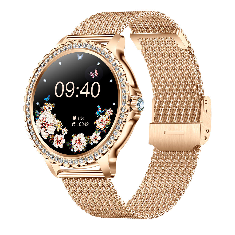 Montre connectée tendance pour femmes, montre numérique à grand écran HD de 1,32 pouces