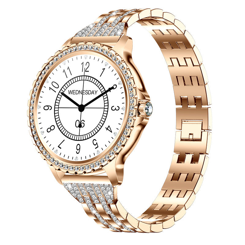 Montre connectée tendance pour femmes, montre numérique à grand écran HD de 1,32 pouces