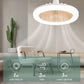 💡🔥 50 % DE RÉDUCTION ! Ventilateur de plafond LED avec télécommande – 3 vitesses, moteur CC silencieux et éclairage à intensité variable – Idéal pour la chambre et le salon ✨
