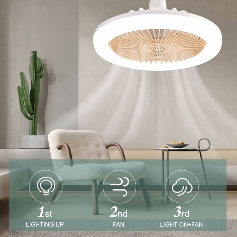💡🔥 50 % DE RÉDUCTION ! Ventilateur de plafond LED avec télécommande – 3 vitesses, moteur CC silencieux et éclairage à intensité variable – Idéal pour la chambre et le salon ✨
