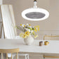 💡🔥 50 % DE RÉDUCTION ! Ventilateur de plafond LED avec télécommande – 3 vitesses, moteur CC silencieux et éclairage à intensité variable – Idéal pour la chambre et le salon ✨