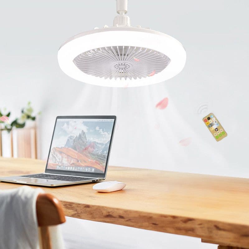 💡🔥 50 % DE RÉDUCTION ! Ventilateur de plafond LED avec télécommande – 3 vitesses, moteur CC silencieux et éclairage à intensité variable – Idéal pour la chambre et le salon ✨