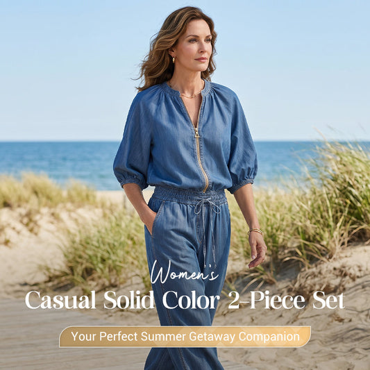 👘🌸OFFRE LIMITÉE : 50 % DE RÉDUCTION !🍒PLUS DE 50 000 EXEMPLAIRES VENDUS ! 🌸Survêtement décontracté deux pièces uni pour femme
