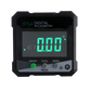 Inclinomètre numérique magnétique rechargeable à 360° avec double laser – Pour menuiserie et engins de chantier – Modes absolu et relatif – Écran clair – Commandes simples