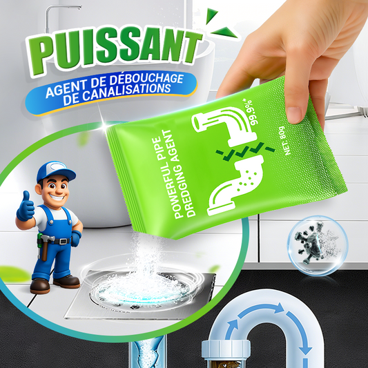 💎 Achetez 1, Obtenez 1 Gratuit ! 💎 Poudre Puissante pour le Curage des Tuyaux – Débouche Canalisations, Élimine Graisses & Odeurs en 15 Min ⚗️🚰