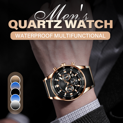 💎Montre à quartz multifonction de luxe pour homme