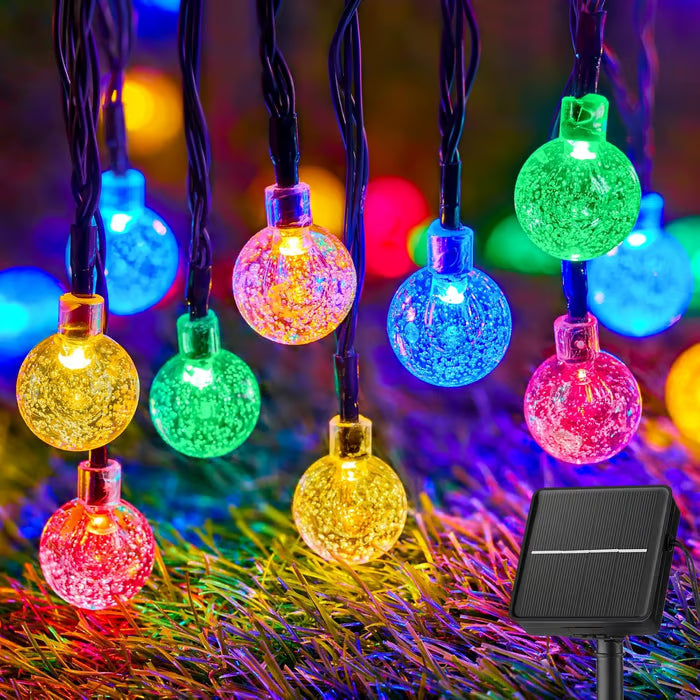 📢📢50% DE RÉDUCTION !! ⏰🎀Les meilleures décorations de Noël🎀Guirlande lumineuse extérieure LED solaire étanche