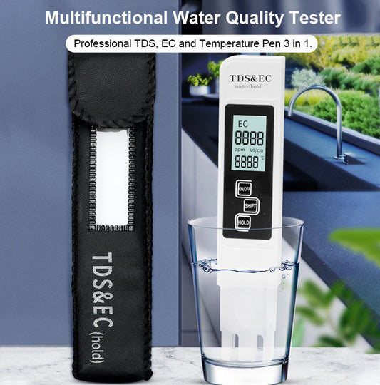 🌊 ACHETEZ 2, OFFERT 1 ! 🎉 Testeur Numérique TDS – Écran LCD, Rapide & Prêt à l‘Emploi 💧📦