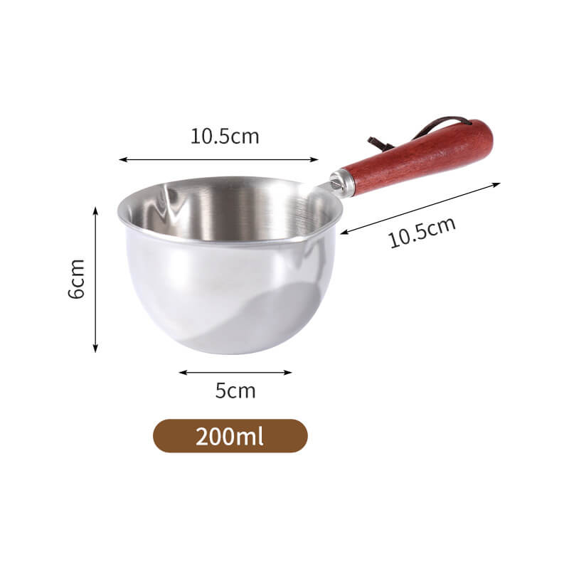 🍯Mini-casserole en acier inoxydable 304 – Idéale pour le beurre, le lait et le café !🍯