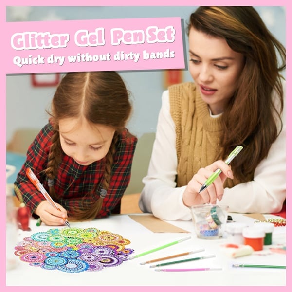 🎨 ✏️ Nouveautés 2026 : 50 % de réduction !! 🎁 Lot de stylos gel pailletés