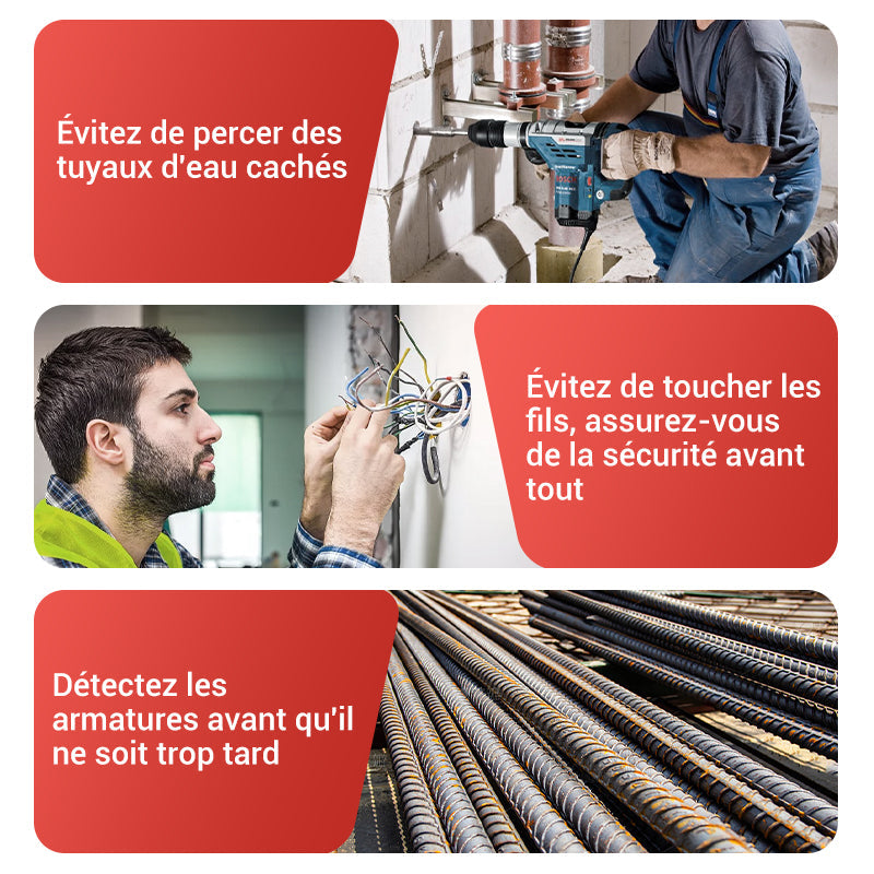 Détecteur Mural Portable Multifonctionnel