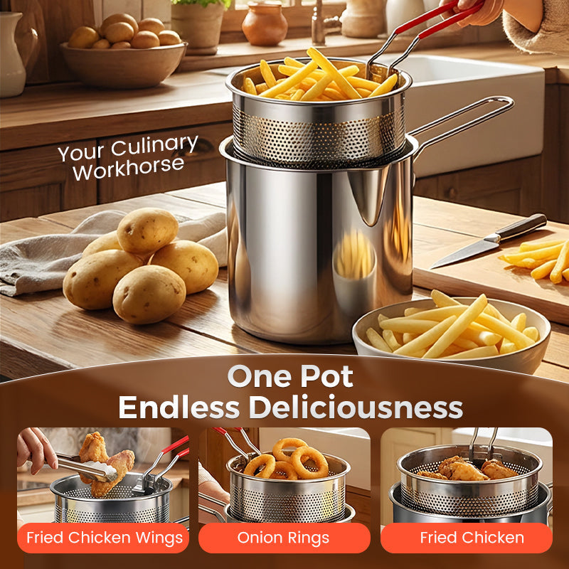 🎁Nouveautés 2026 : 50 % de réduction💥Friteuse multifonction en acier inoxydable R304