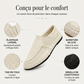 Chaussures slip-on décontractées en toile pour homme
