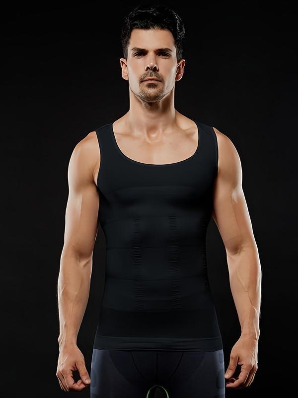 T-shirt de compression pour homme, coupe ajustée, sous-vêtement sculptant