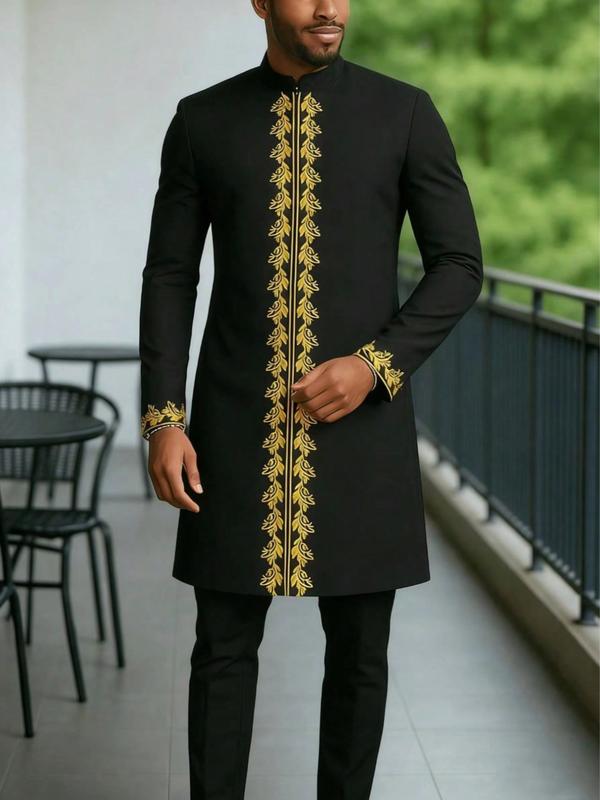 Ensemble caftan africain pour homme,ensemble 2 pièces