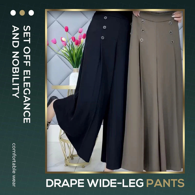 👗50% de réduction🌸 Pantalon plissé à jambe large