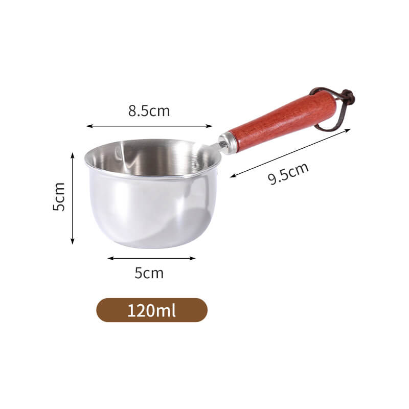 🍯Mini-casserole en acier inoxydable 304 – Idéale pour le beurre, le lait et le café !🍯