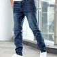 Jean classique à coupe droite pour homme