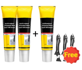 💥Caulk blanc multifonctionnel imperméable avec grattoir