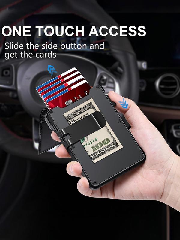 🔥🎁Nouveauté : 50 % de réduction -- Portefeuille fin pour homme avec protection RFID
