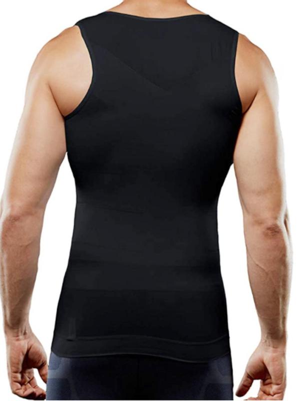 T-shirt de compression pour homme, coupe ajustée, sous-vêtement sculptant