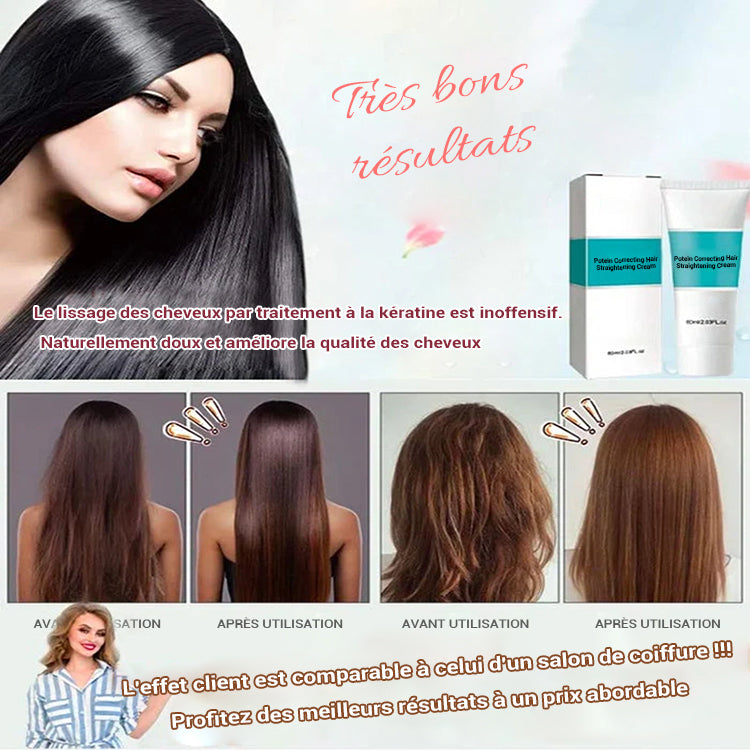 💞 Crème Lissante Soin à la Soie & Kératine – Achetez-en 2, Obtenez-en 1 Gratuit ! ✨💇‍♀️