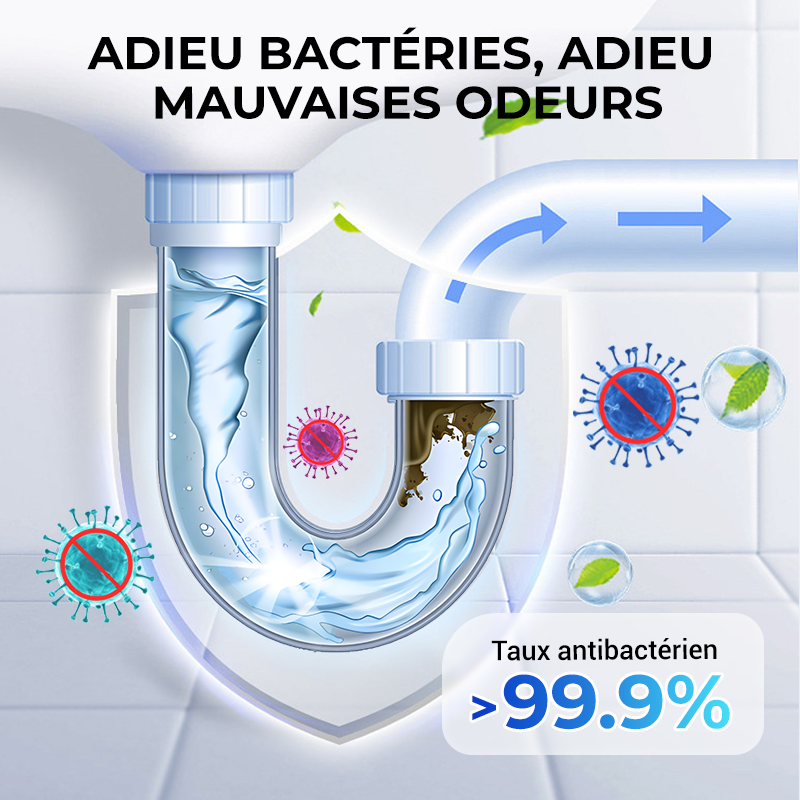 💎 Achetez 1, Obtenez 1 Gratuit ! 💎 Poudre Puissante pour le Curage des Tuyaux – Débouche Canalisations, Élimine Graisses & Odeurs en 15 Min ⚗️🚰